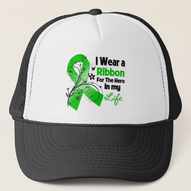Bile Duct Cancer Ribbon Hero i mitt liv Keps (Framsida)