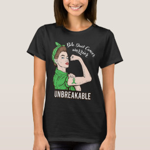 Bile Duct Cancer Warrior Unbryable Strong Women T Shirt
