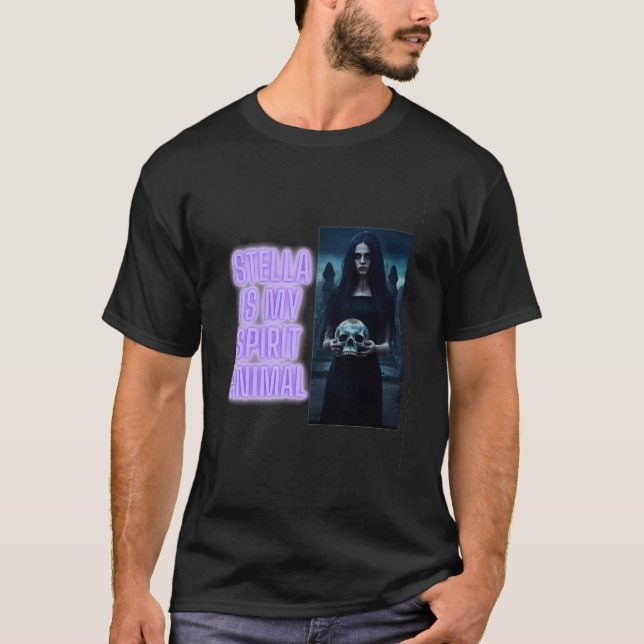 Bileci Brand Stella är mitt andliga djur T Shirt (Framsida)