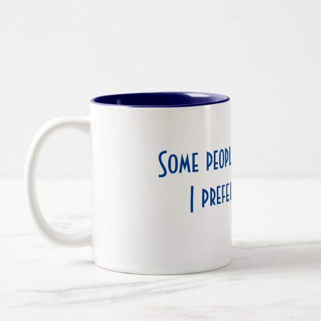 Bilen älskare mugg! Två-Tonad mugg (Vänster)