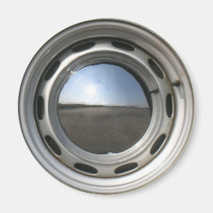 Bilen för 356 klassiker rullar (kanten) med magnet