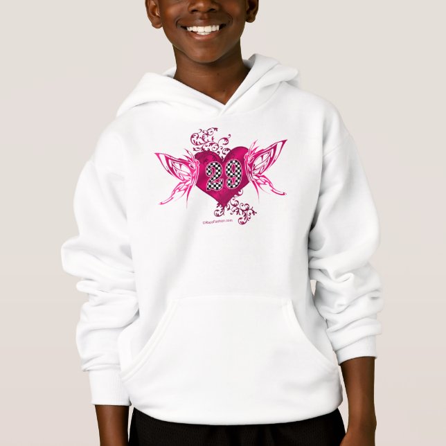 bilen för tävling 29 numrerar tee shirt (Framsida)