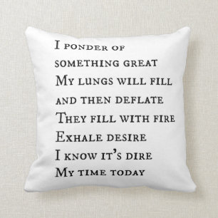 Bilen radiosände lyrisk dikt kudder för tonåringar kudde