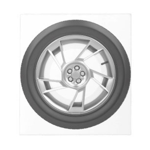 Bilen rullar anteckningsblock