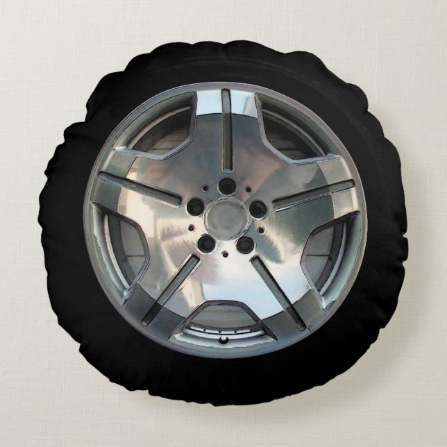 Bilen rullar dekorativ kudde (Framsidan)