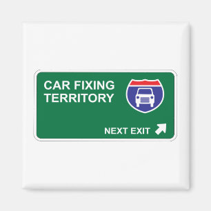 Bilen som därefter fixar, går ut magnet