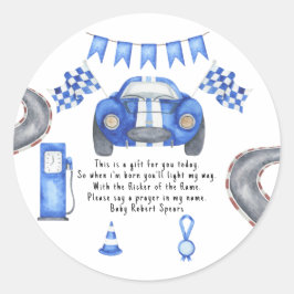 Bilen tävling. Etikett för Prayer-ljus