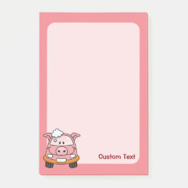 Bilen Tvättar Gris Post-it Block