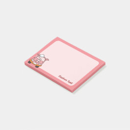 Bilen Tvättar Gris Post-it Block