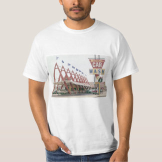 Bilen tvättar tee