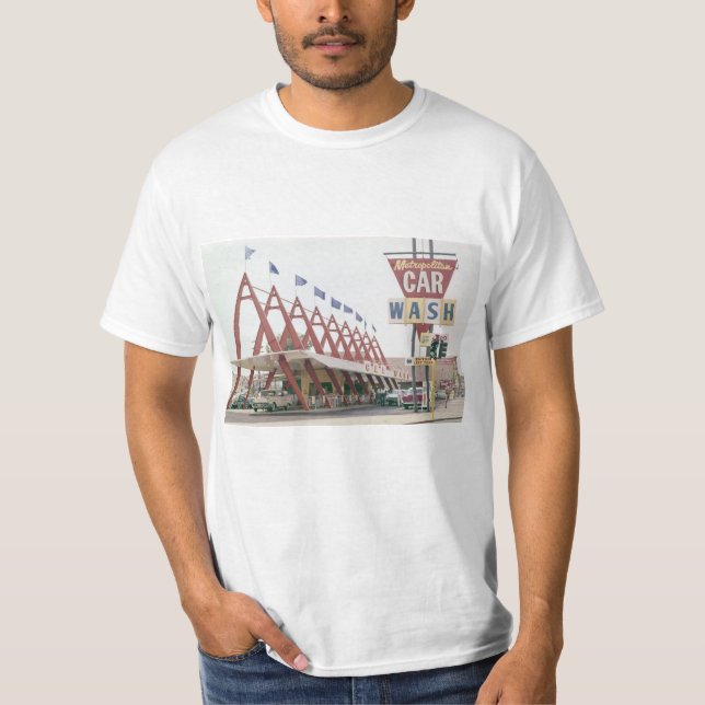 Bilen tvättar tee (Framsida)