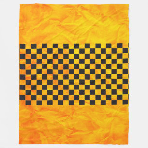 Bilens Tävla / Chess Mönster + din backgr. & idéer Fleecefilt