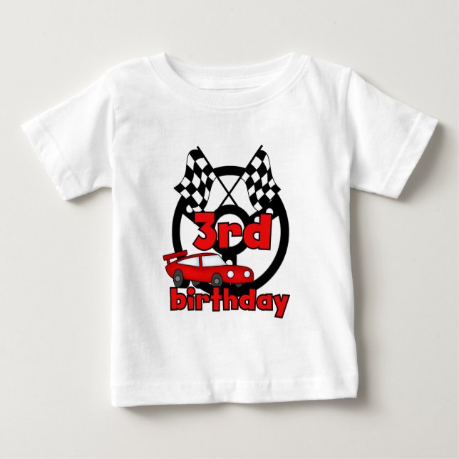Bilens Tävla Tshirts och presenter för tredje föde (Framsida)