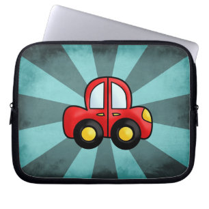 Bilens tecknad laptop sleeve