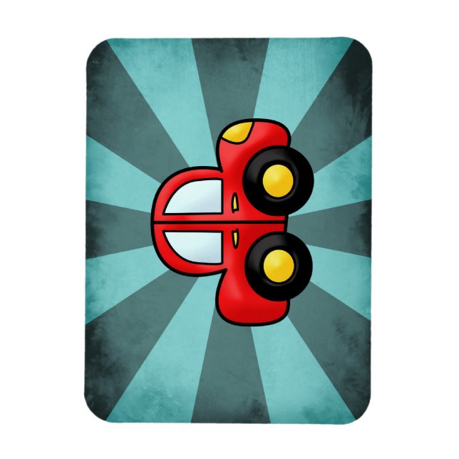 Bilens Tecknad Magnet (Vertikal)