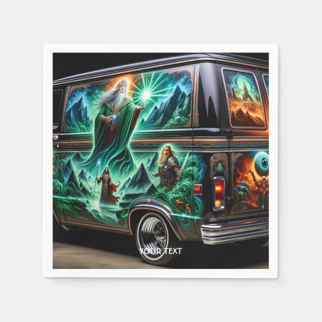 Bilfärgen Fantasy Paint Pappersservett (Framsidan)