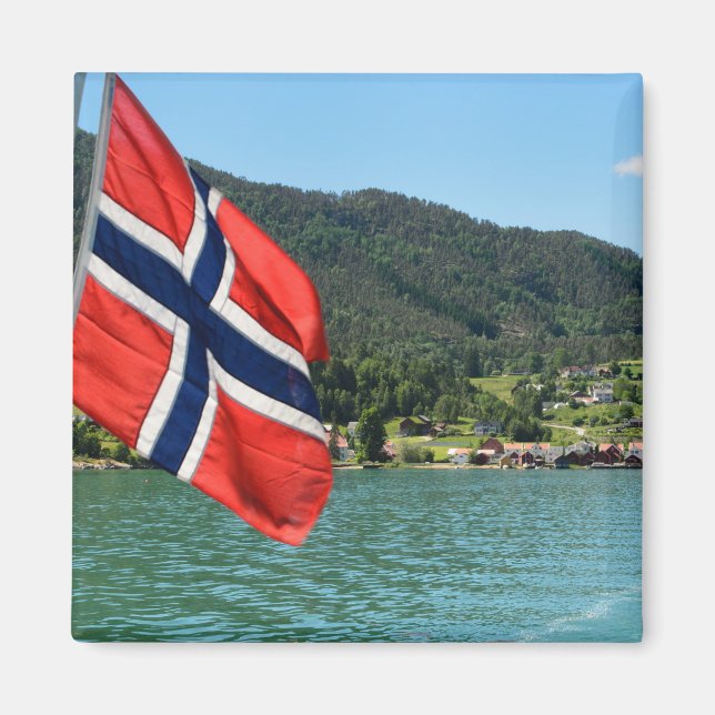 Bilfärja i Norge magnet (Framsidan)