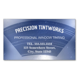 Bilfönsterfärgning Magnetiska Visitkort