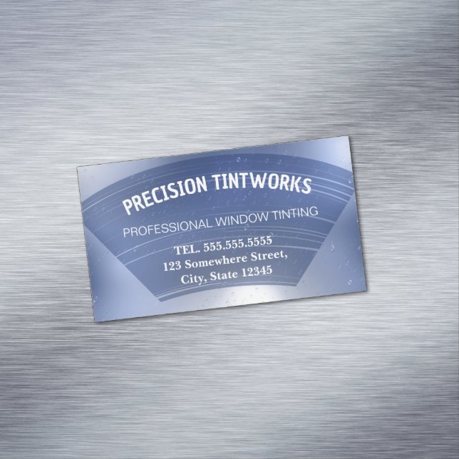 Bilfönsterfärgning Magnetiska Visitkort (In Situ)