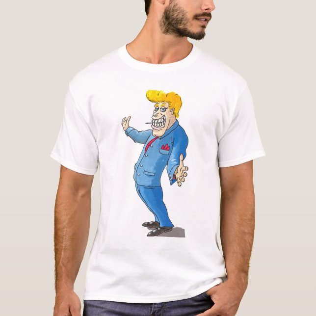 BilförsäljareT-tröja Tee Shirt (Framsida)