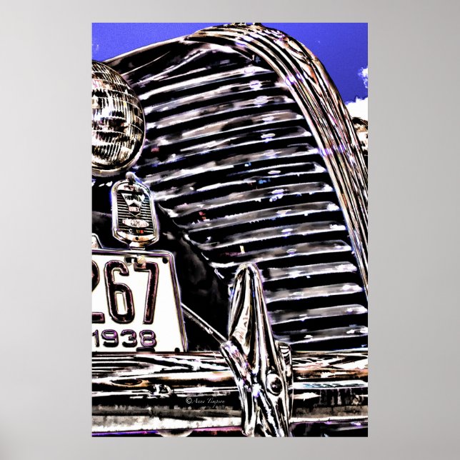 Bilgaller och strålkastare poster (Framsidan)
