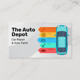 Bilgrafik Auto Parts Services Visitkort