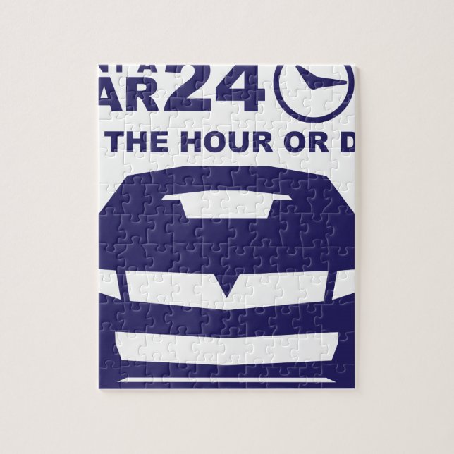 Bilhyror vid timmen eller dagen 24-7 pussel (Vertikal)