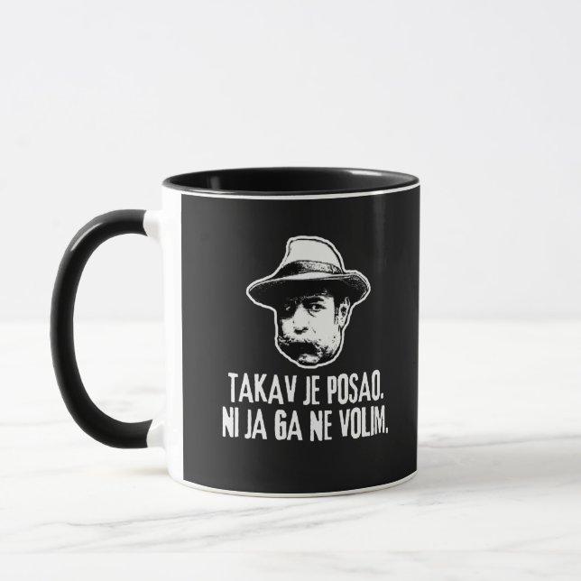 Bili Piton Sånt Är Jobbet  Mugg (Vänster)