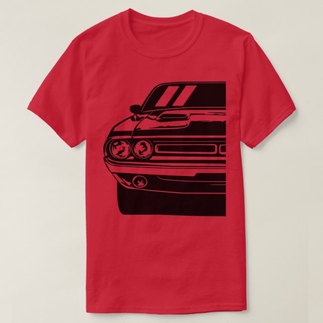 Bilillustration av 1971 års charterflyg- och radio t shirt (Design framsida)