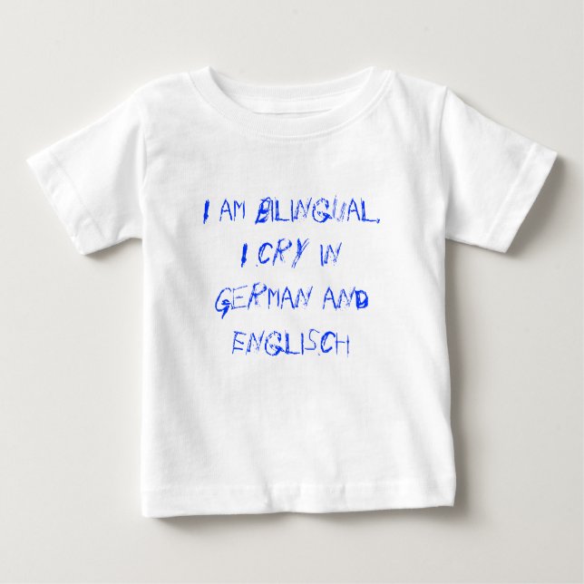 Bilingual Baby T-shirt (Framsida)
