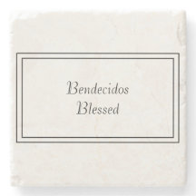Bilingual Black & White Spain Bendecido välsignad
