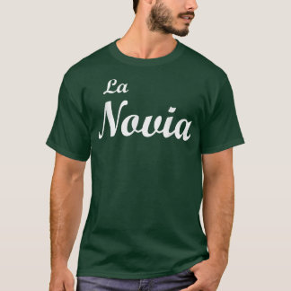 Bilingual Bride Novia design för latinamerikanska T Shirt