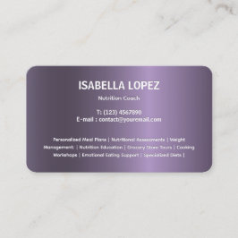 Bilingual English Spain Affärskort Visitkort