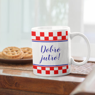 Bilingual Kroatiens Bra Morgon Dobro Jutro Mugg