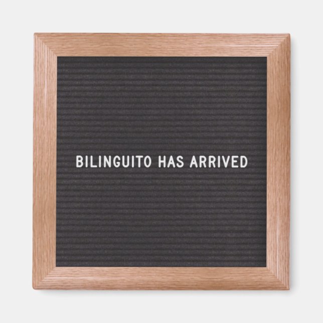 Bilingual Quote Magnet (Framsidan)