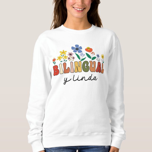 Bilingual Spain Teacher School Funny Maestra T Shirt (Framsida)