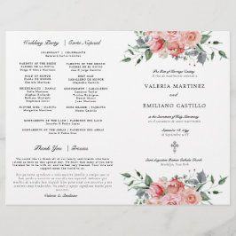 Bilingual Spansk-katolska Bröllopsprogrammet