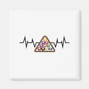Biljard Boll Rack Hjärtbeat Magnet