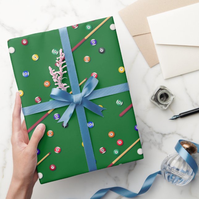 Biljard Inpackningspapper, Poolkö Presentpapper (Gifting)