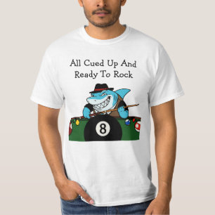 Biljard Poolhall Rebell Roliga T-shirts