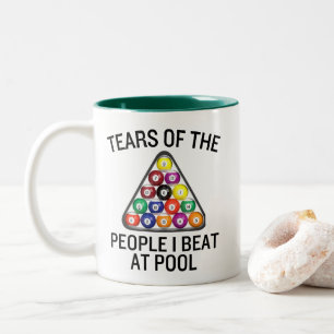 Biljard Poolspelare Mugg