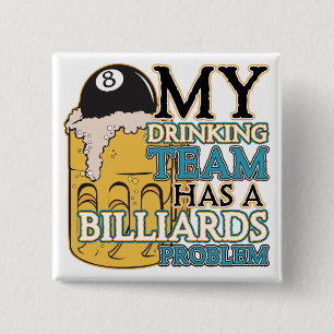 Biljard som dricker laget knapp