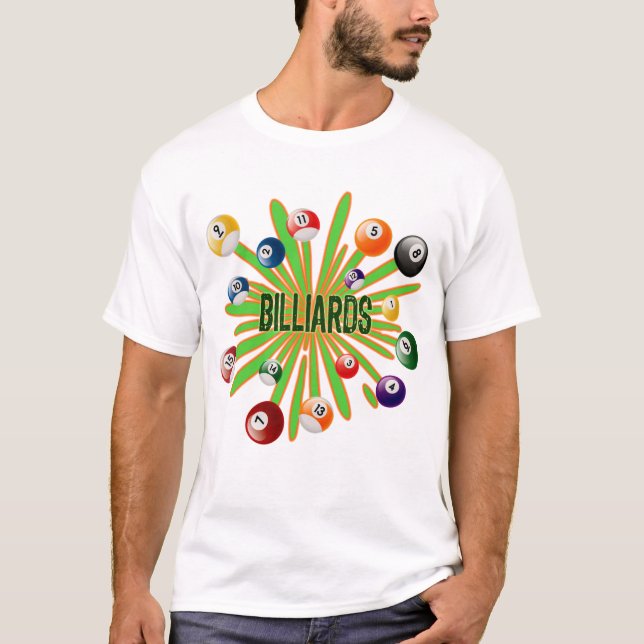 BILJARD T-SHIRT (Framsida)