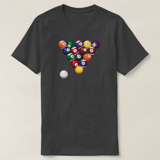 Biljard T-Shirt (Design framsida)