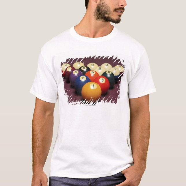 Biljard Tee Shirt (Framsida)