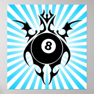 biljard: tribalz poster