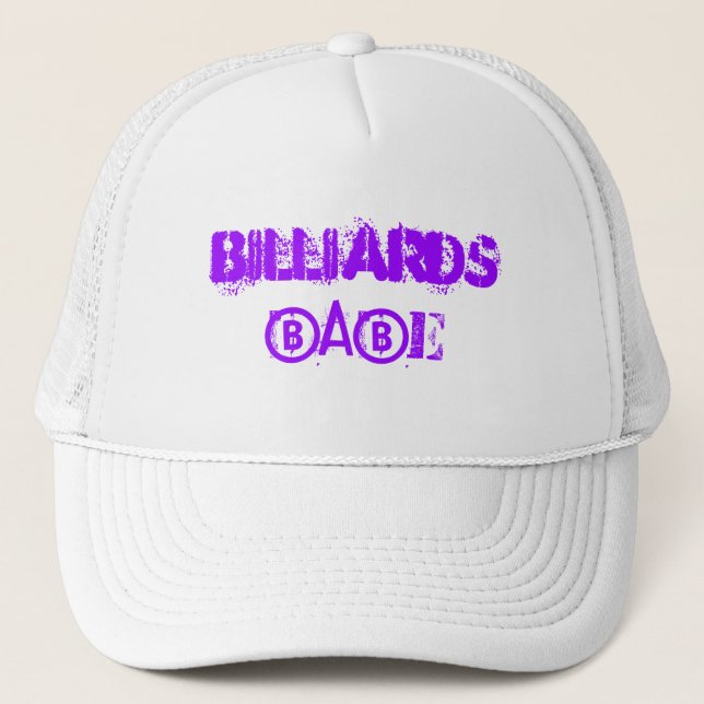 BiljardBabehatt Truckerkeps (Framsida)
