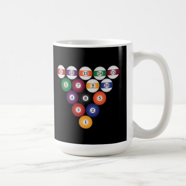 Biljardbollar / Biljard: Kaffe Muggar (Höger)