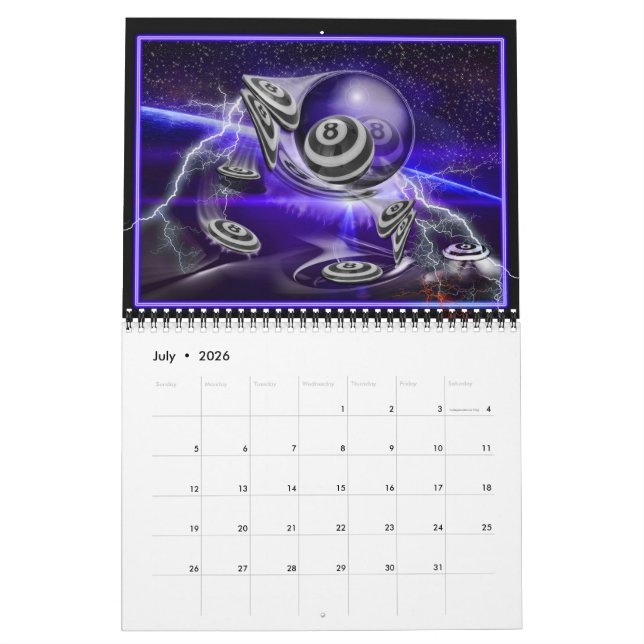 Biljarden Calendar 2018 Kalender (Jul 2026)
