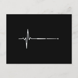 Biljardkö Heartbeat Vykort